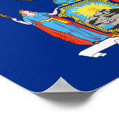 Poster Drapeau de New York (Coin)