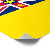Poster Drapeau de Niue (Coin)