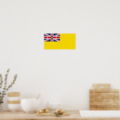 Poster Drapeau de Niue (Cuisine)