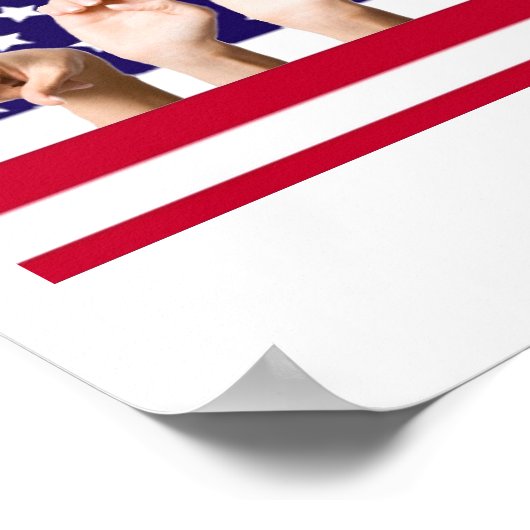 Poster Drapeau de paix dans ASL (Coin)