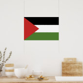 Poster Drapeau de Palestine (Cuisine)