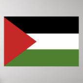 Poster Drapeau de Palestine (Devant)