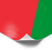 Poster Drapeau de Palestine (Coin)