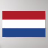 Poster Drapeau de Pays-Bas (Devant)