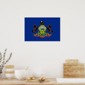 Poster Drapeau de Pennsylvanie (Cuisine)