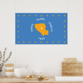 Poster Drapeau de Père Noël (département des États-Unis,  (Cuisine)