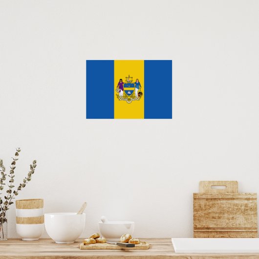 Poster Drapeau de Philadelphie (Cuisine)
