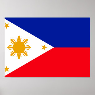 Poster Drapeau de Philippines