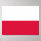 Poster Drapeau de Pologne (Devant)