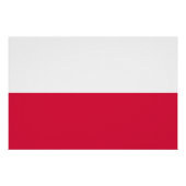 Poster Drapeau de Pologne (Devant)
