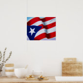 Poster Drapeau de Porto Rico (Cuisine)