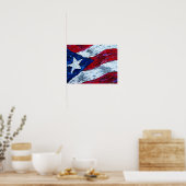 Poster Drapeau de Porto Rico (Cuisine)