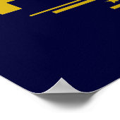 Poster Drapeau de Porto Rico (Coin)