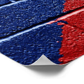 Poster Drapeau de Porto Rico (Coin)