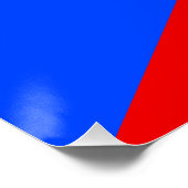 Poster Drapeau de Porto Rico (Coin)