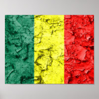 Drapeau de reggae vintage