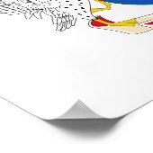 Poster Drapeau de Saint-Barthélemy (Coin)
