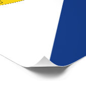 Poster Drapeau de Saint-Martin (Coin)