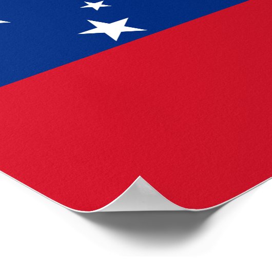 Poster Drapeau de Samoa (Coin)