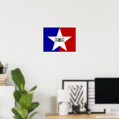Poster Drapeau de San Antonio (Bureau à domicile)