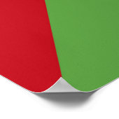 Poster Drapeau de Sao Tomé-et-Principe (Coin)