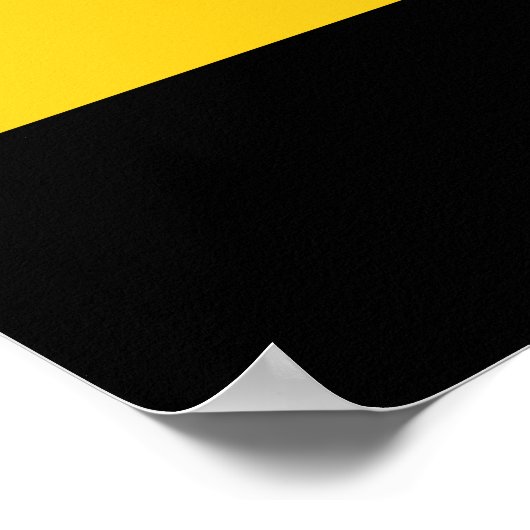 Poster Drapeau de Saxe-Anhalt (Coin)