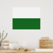 Poster Drapeau de Saxe (État allemand) (Cuisine)