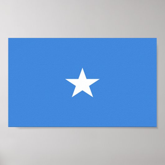 Poster Drapeau de Somalie (Devant)