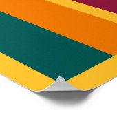 Poster Drapeau de Sri Lanka (Coin)