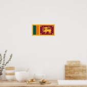 Poster Drapeau de Sri Lanka (Cuisine)