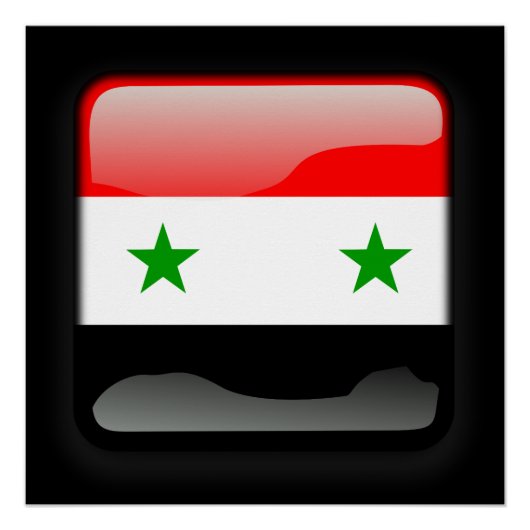 Poster Drapeau de Syrie (Devant)
