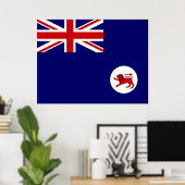 Poster Drapeau de Tasmanie (Bureau à domicile)