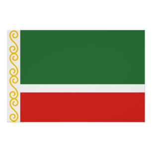 Poster Drapeau de Tchétchénie