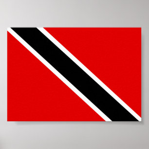 Poster Drapeau de Trinité-et-Tobago