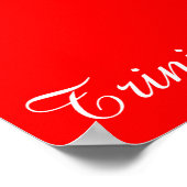 Poster Drapeau de Trinité-et-Tobago (Coin)