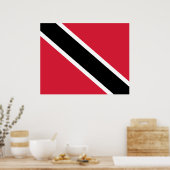 Poster Drapeau de Trinité-et-Tobago (Cuisine)