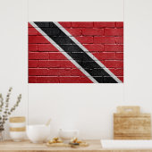 Poster Drapeau de Trinité-et-Tobago (Cuisine)