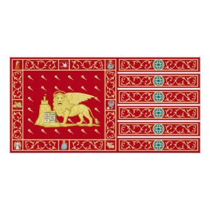 Poster Drapeau de Venise, Italie (Venezia, Vénétie, Itali