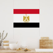Poster Drapeau d'Egyptian (Cuisine)