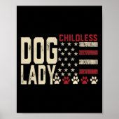 Poster Drapeau Démocratique Pr 2024 Votez La Dame Des Chi (Devant)