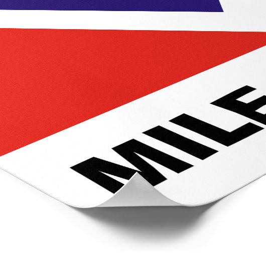 Poster Drapeau Denver, Colorado (Coin)