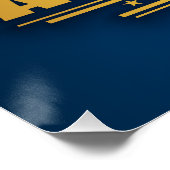 Poster Drapeau des Asturies (Coin)