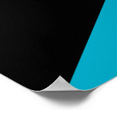 Poster Drapeau des Bahamas (Coin)