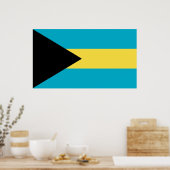 Poster Drapeau des Bahamas (Cuisine)