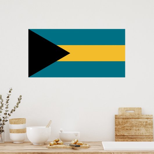 Poster Drapeau des Bahamas (Cuisine)