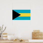 Poster Drapeau des Bahamas (Cuisine)