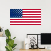 Poster Drapeau des États-Unis (Bureau à domicile)
