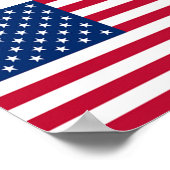 Poster Drapeau des États-Unis d'Amérique (Coin)