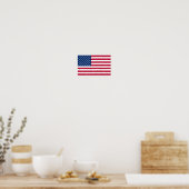 Poster Drapeau des États-Unis d'Amérique (Cuisine)