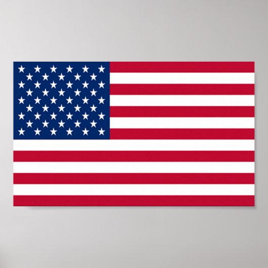Poster Drapeau des États-Unis d'Amérique (Devant)